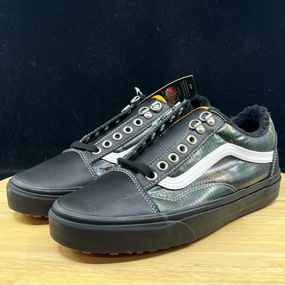 Vans Old Skool MTE All Weather Skate Shoes Black Camo Size 8 Wmns BRAND NEW - Picture 2 of 10